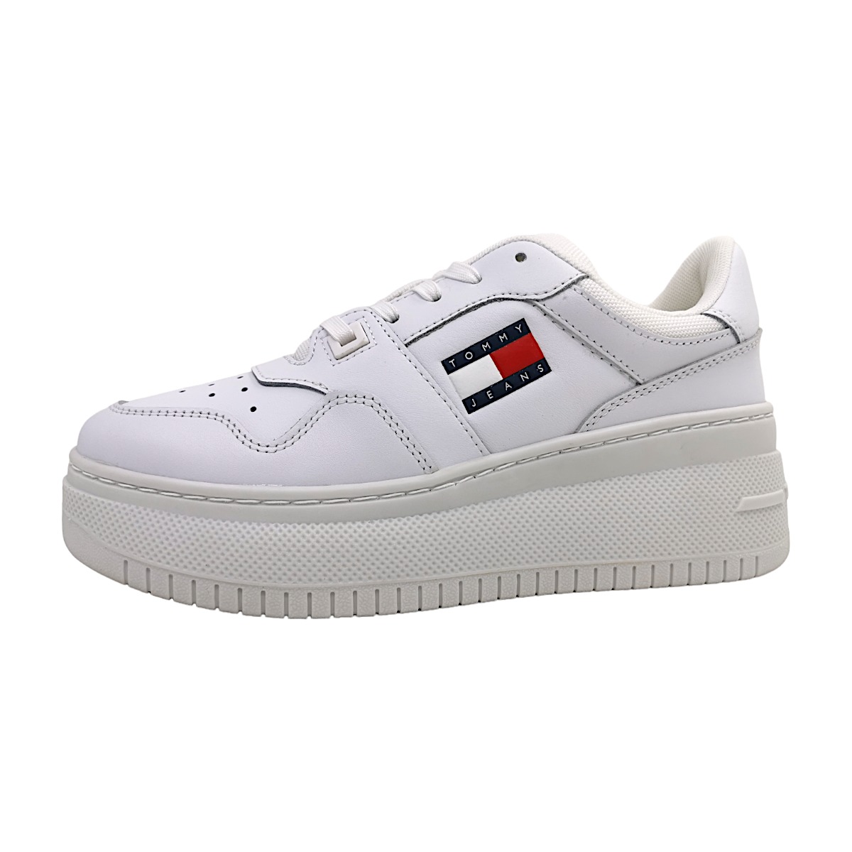 Tommy Hilfiger TJW RETRO BASKET FLATFORM EN0EN02506YBS Weiß YBS White