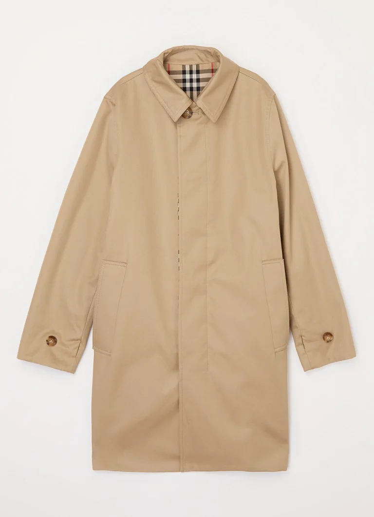 Burberry Braxton divpusējs trenčmētelis ar rūtainu rakstu