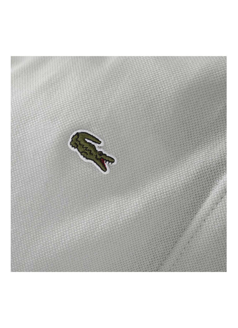 Lacoste Pique Argent -luomupuuvillainen pussilakana logolla 150TC - tyynyliinat eivät sisälly hintaan