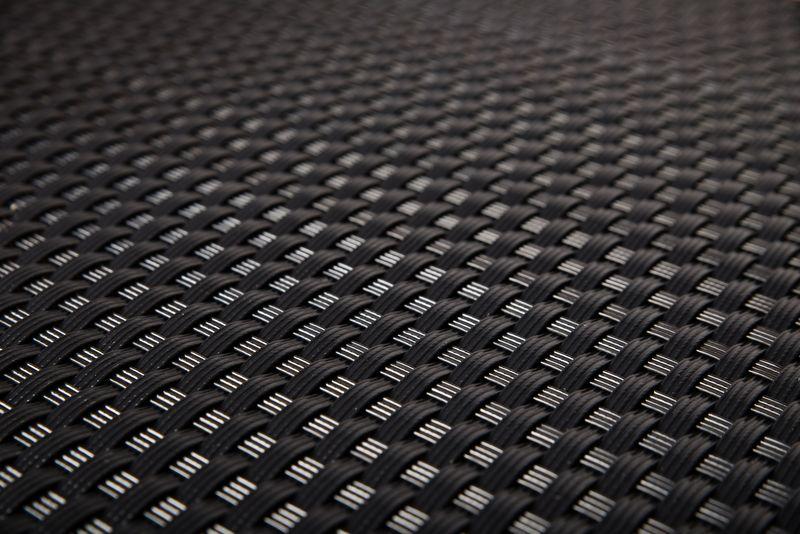Progresja Polyrattan Balkonichtschutz - Schwarz 1m x 5m
