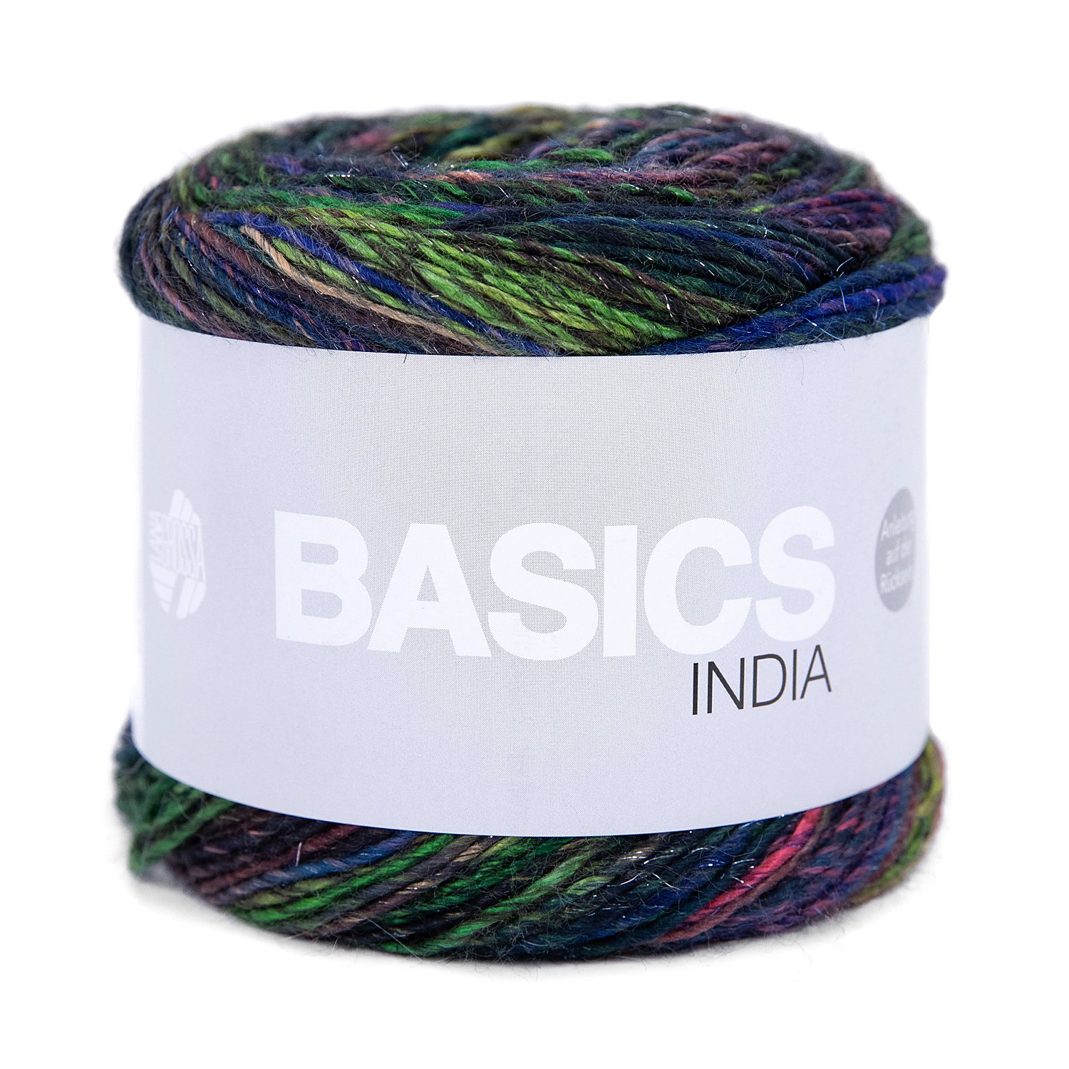 Lana Grossa Basics India – Modegarn, grün color