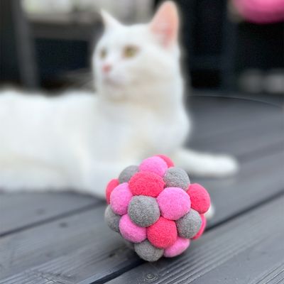 Aumüller Katzenspielkugel Pink Plush