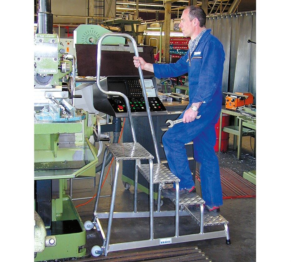 KRAUSE Mobiler Montagetritt (Alu)