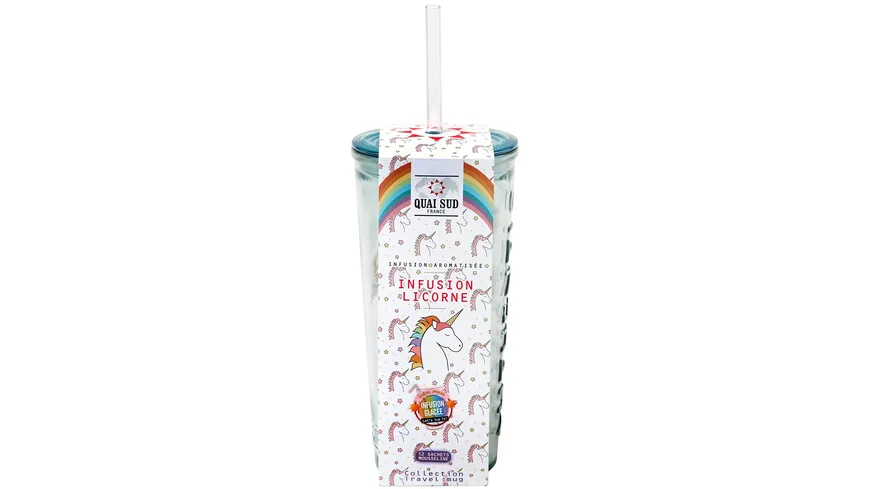 Quai Sud Kräutertee für Eistee Einhorn in Travel Mug 250 g