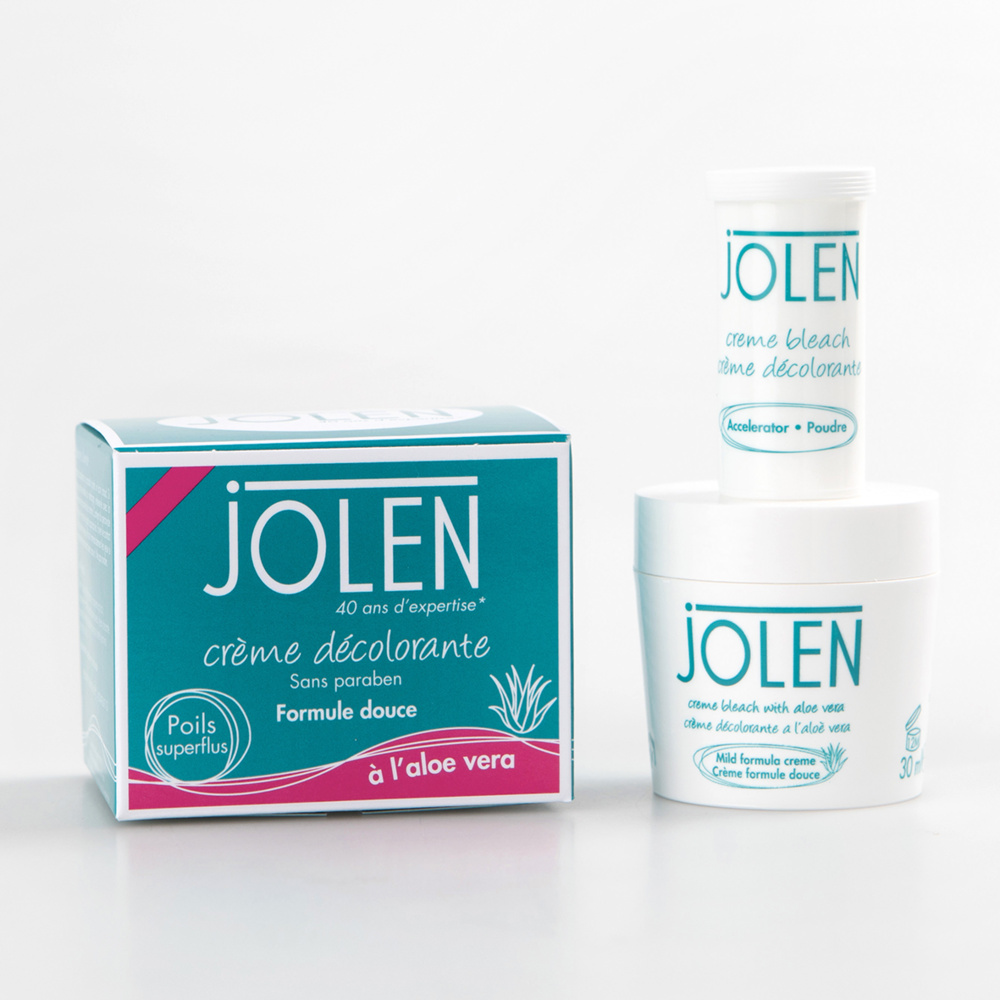 jolen crème décolorante à l'Aloe Vera 30ml crème décolorante à l'Aloe Vera