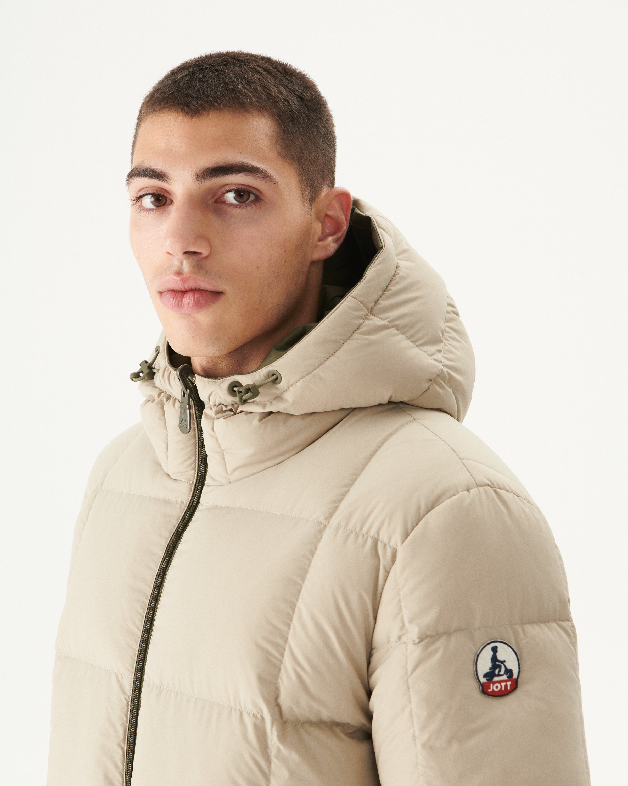 Doudoune réversible à capuche Grand Froid Army/Beige Toronto