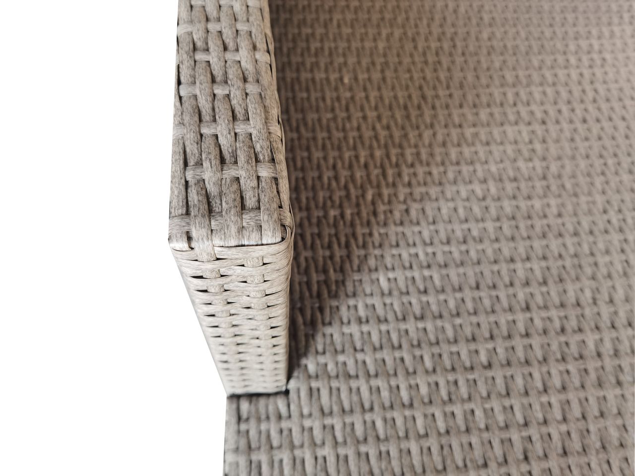 Happy Home Happy Home Ecklounge-Set 8tlg. HGS42-GRA graues Rattan mit Sitzkissen in grau
