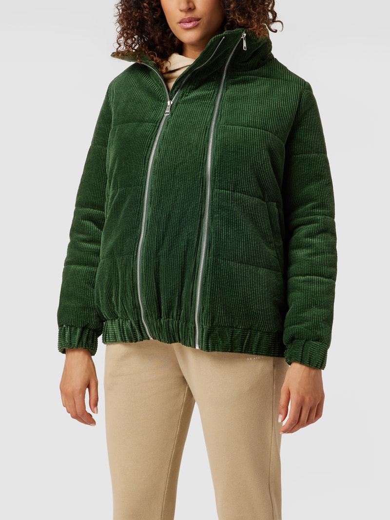 Umstand-Jacke aus Cord in dunkelgrün