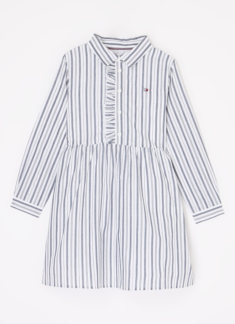 Tommy Hilfiger tunic dress with stripe print and lurex