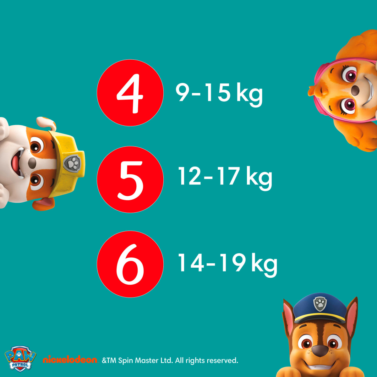 Baby Pants Baby Dry Gr.6 Extra Large (14-19 kg) Limited Edition Paw Patrol, Monatsbox, 138 St