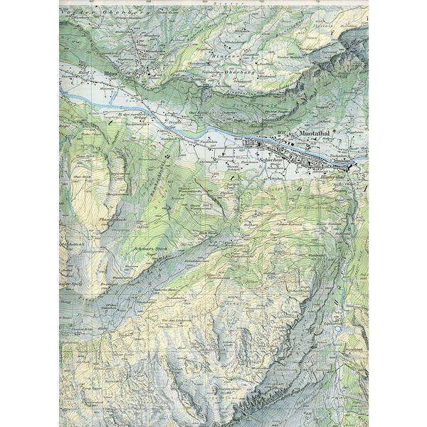 Swisstopo 1 : 25 000 Muotathal - Wanderkarte