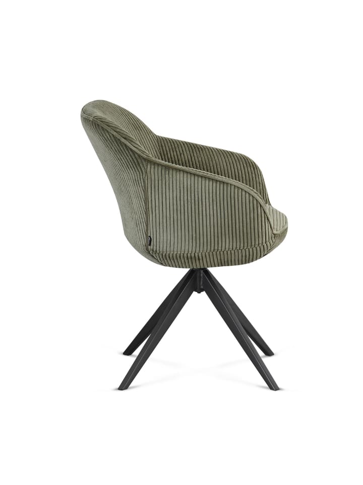B&D Home Drehstuhl ARVIT in Grün - (B)58 x (H)81 x (T)61 cm günstig kaufen onesize