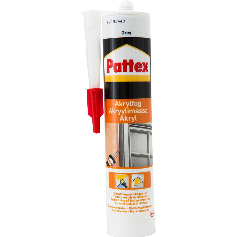 Pattex Akryl 280 ml 280 ml, grå, Pattex