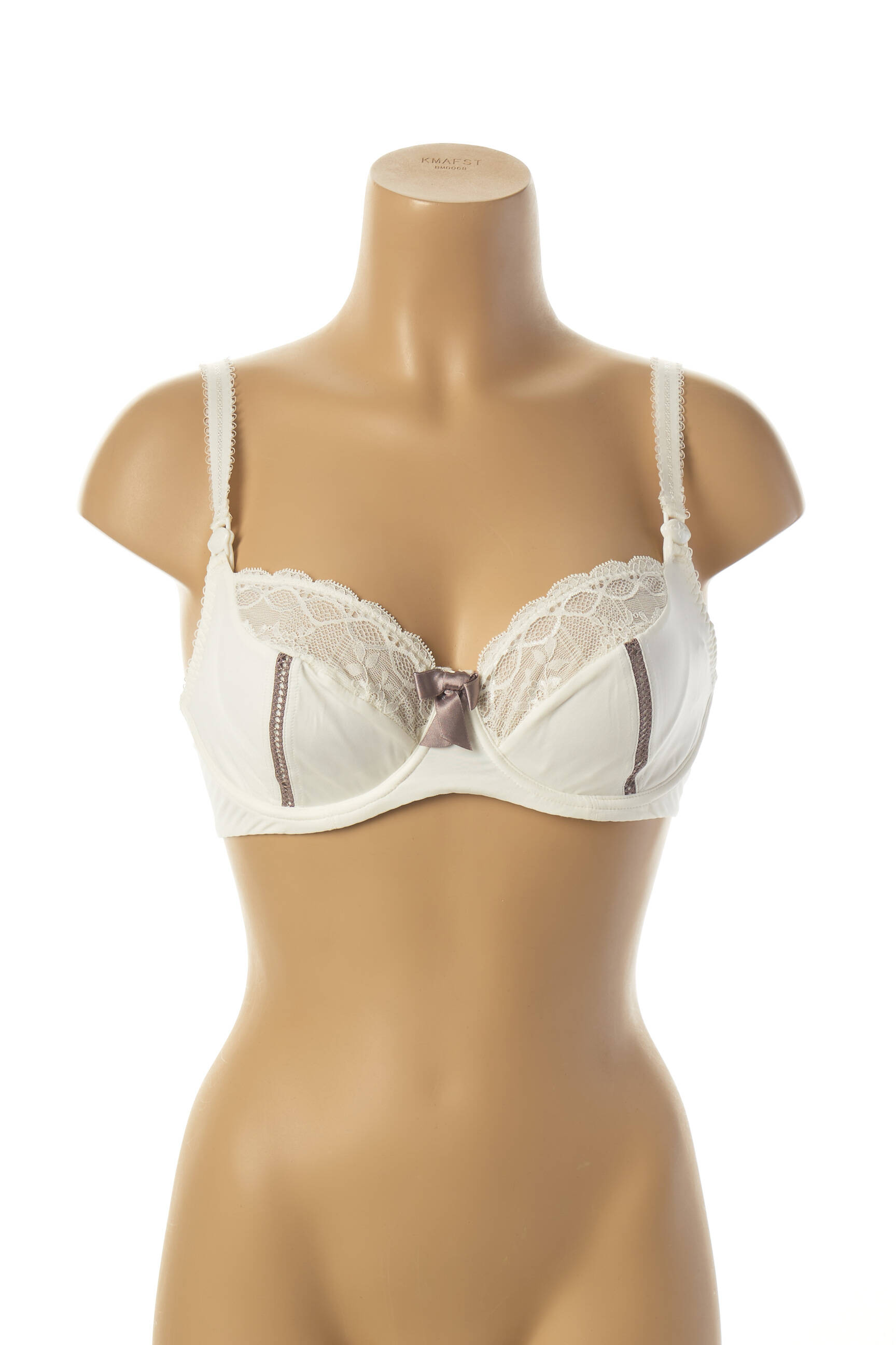 Cache Coeur Lingerie Maternite Femme couleur blanc