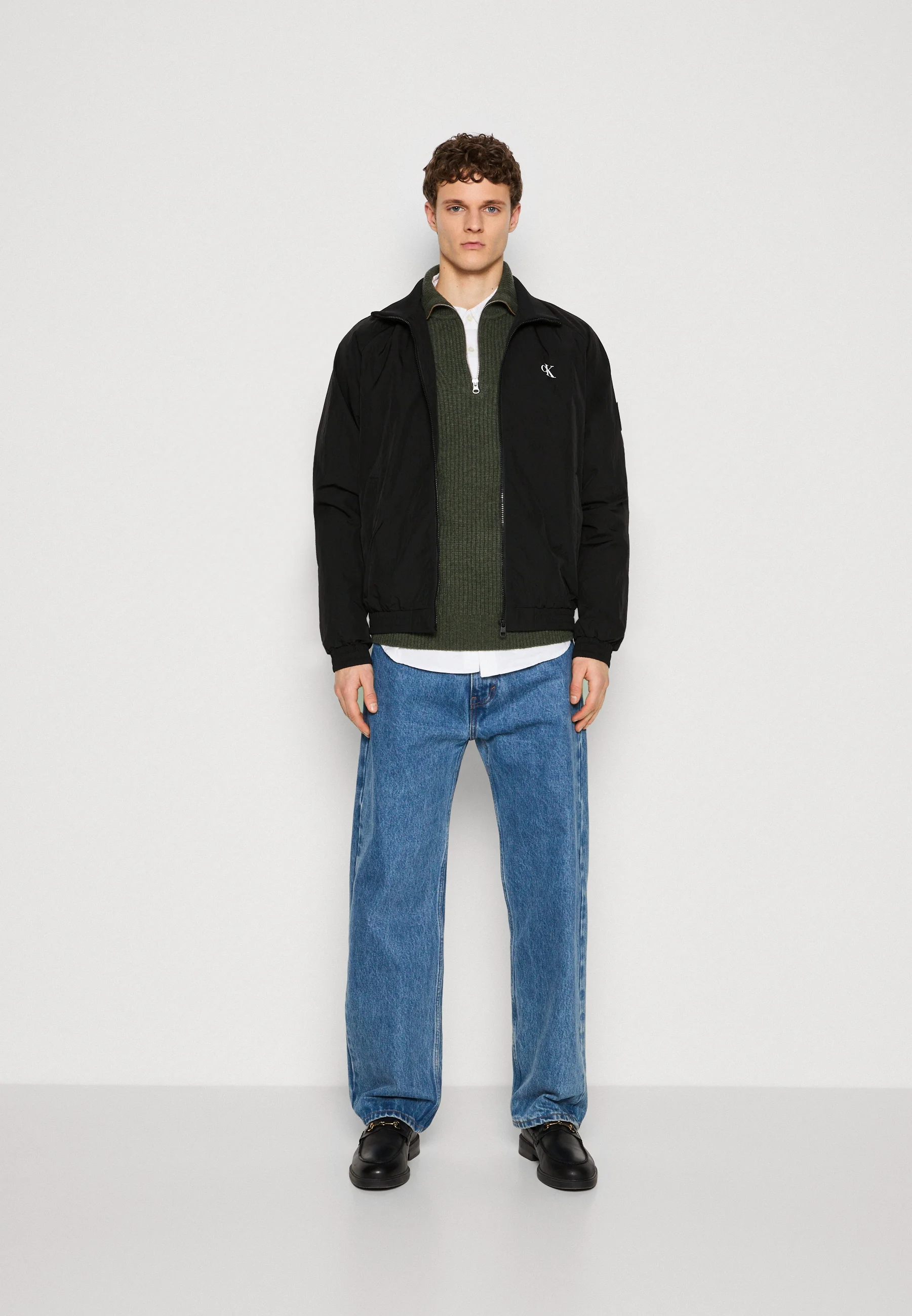 Calvin Klein Jeans UNPADDED HARRINGTON - Chaqueta ligera
