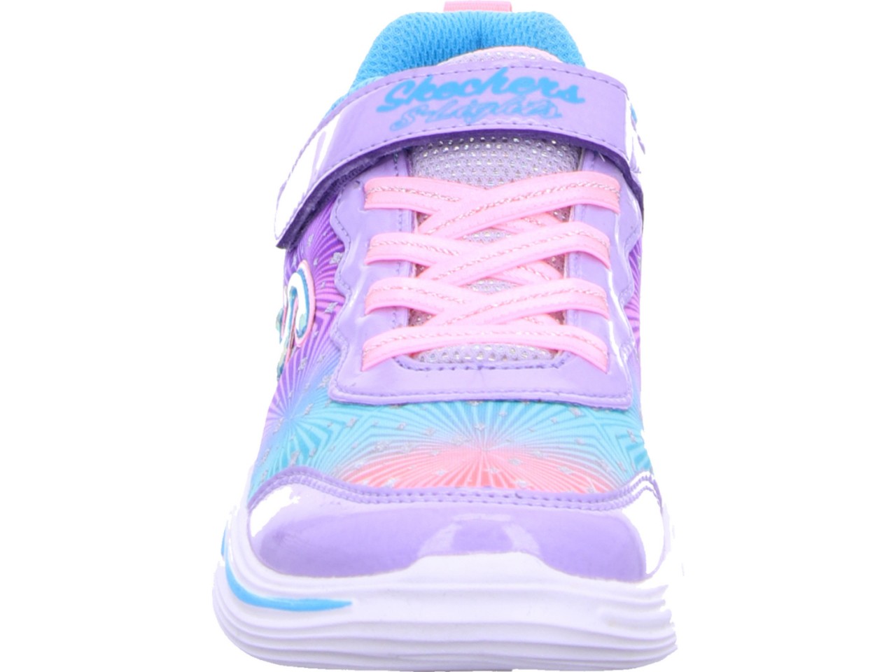 SKECHERS Mädchen Sneaker grün Power Pwtals-Painted Daisy