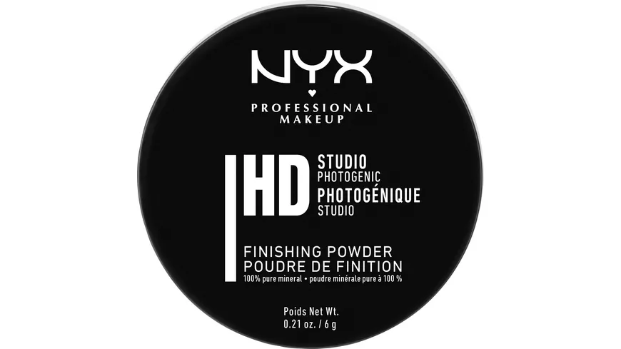 NYX PROFESSIONAL Make Up HD Studio Photogenic Finishing Powder 6 g transparent