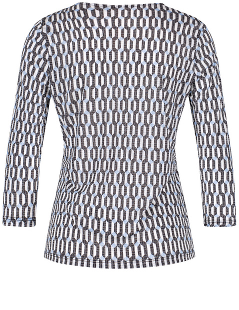 3/4 Arm Shirt in Ausbrenner-Qualität