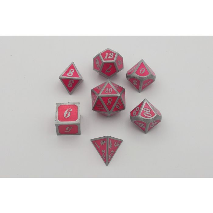 Leuchtwürfel Metall-rot