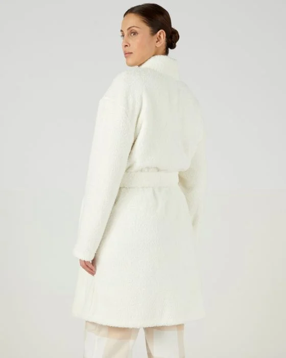 Veste d'intérieur kimono en maille moelleuse Thermolactyl