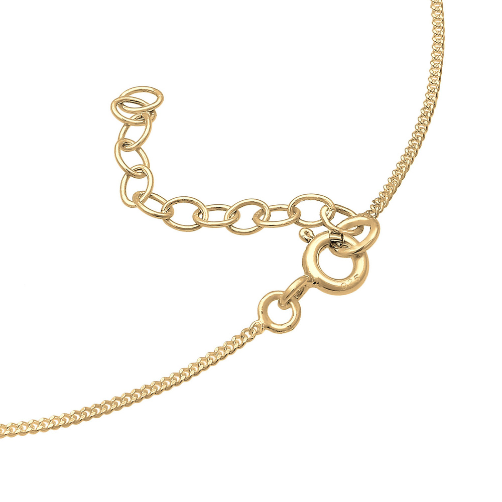 Elli Elli Bracelet de Cheville Étoile Astro Collier Femme - (925/1000) Argent Bijoux