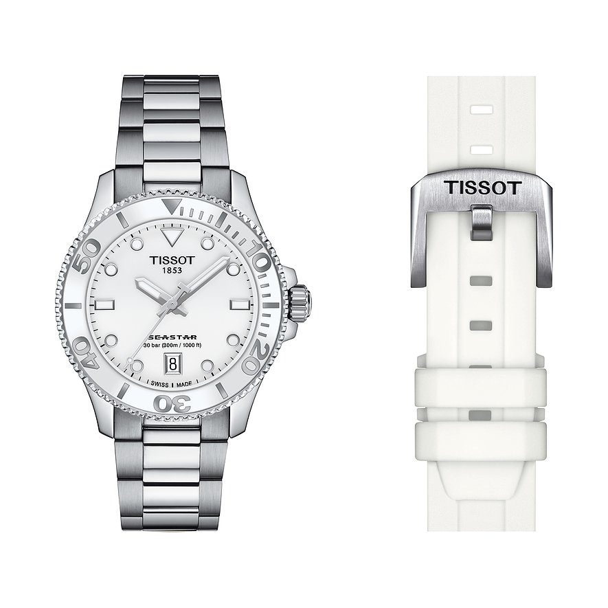 Tissot Uhren-Set inkl. Wechselarmband Seastar 1000