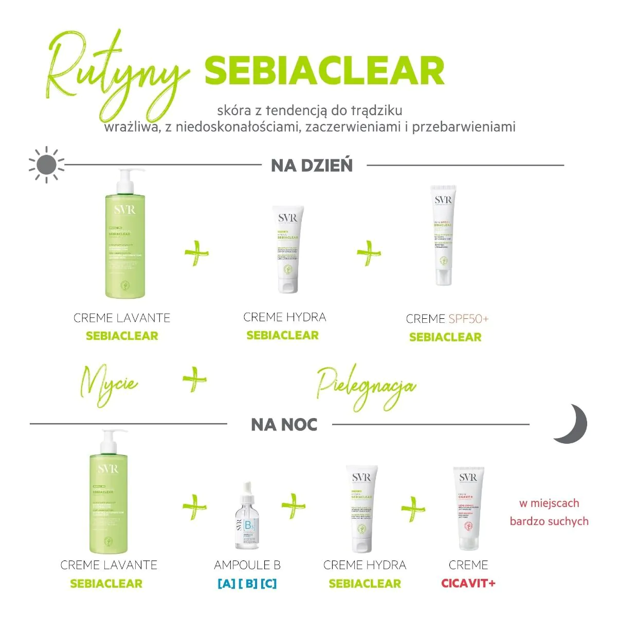 SVR Sebiaclear Creme Hydra veido kremas