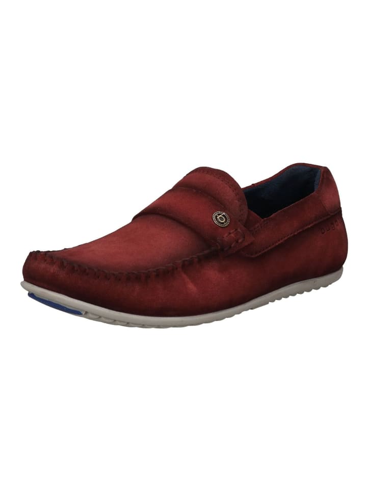 Bugatti Slipper in Dunkelrot günstig kaufen