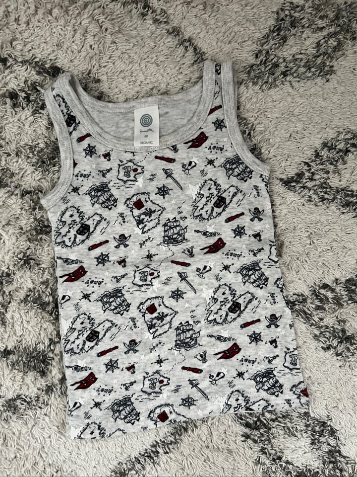 Sanetta Unterhemd in Grau günstig kaufen 80