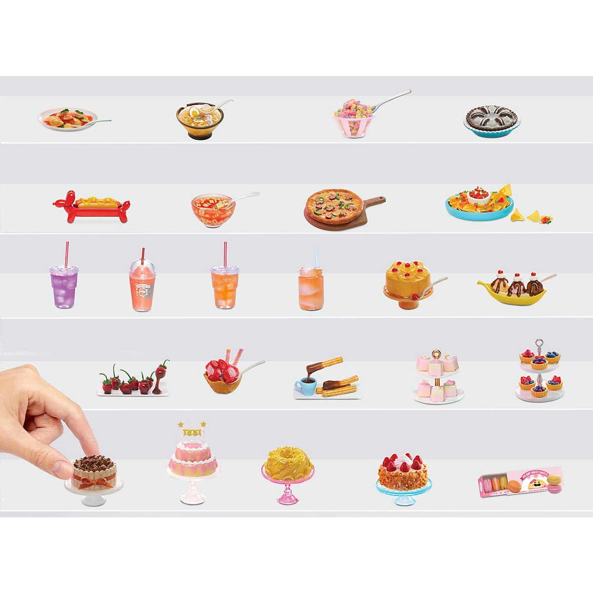 MGA's Miniverse- Make It Mini Foods: Cafe Serie 2B, sortiert