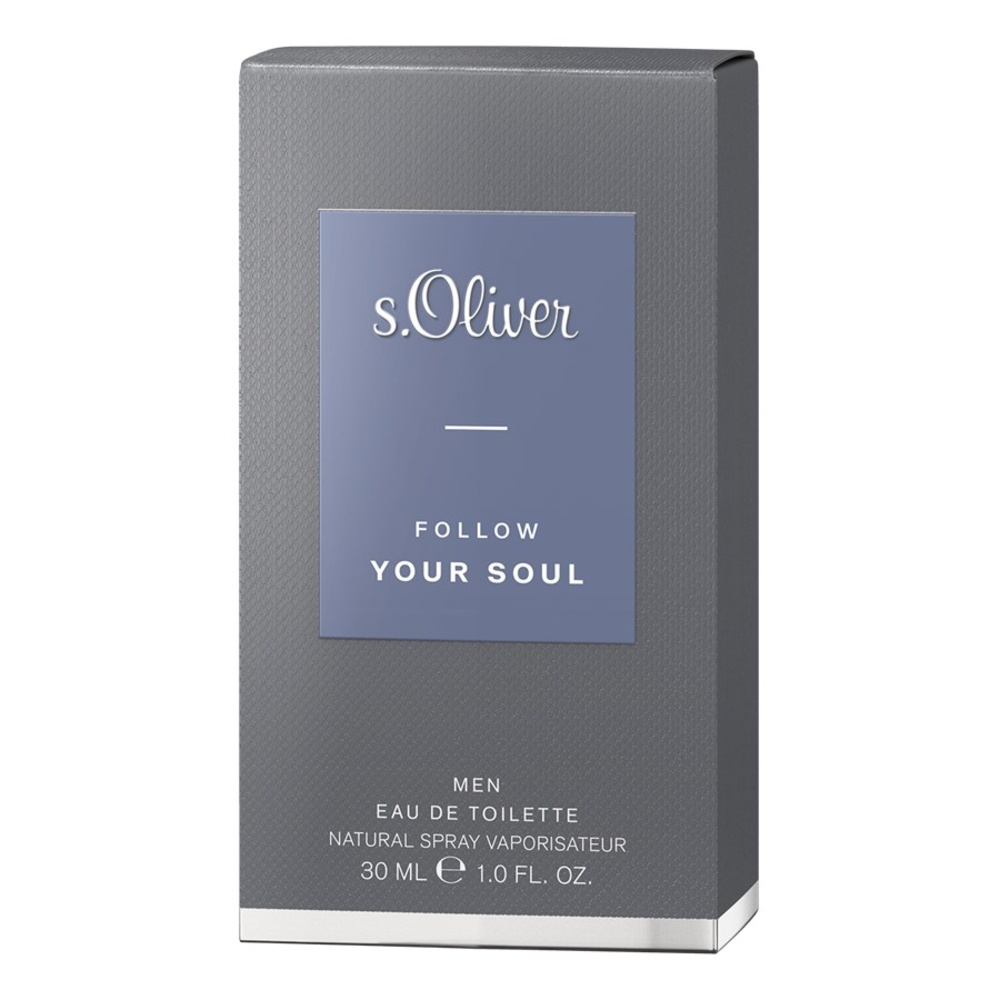 s.Oliver Follow Your Soul Men Eau de Toilette Spray Eau de toilette