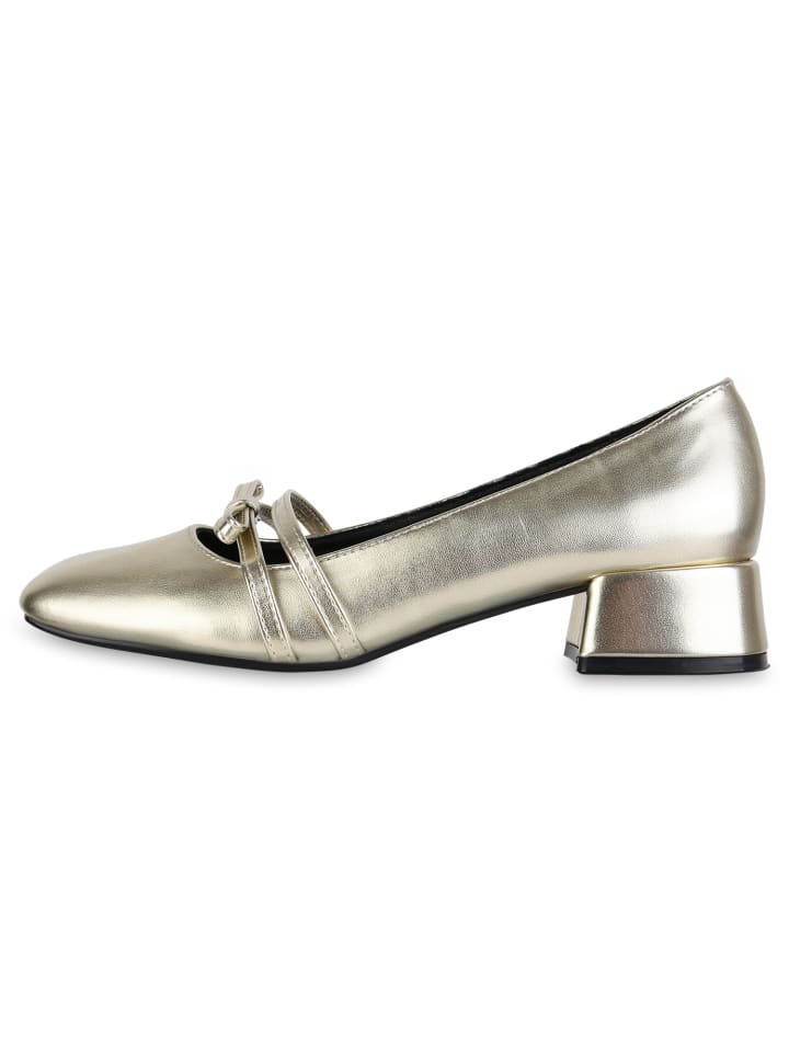 VAN HILL Riemchenballerinas Eleanor in Gold günstig kaufen