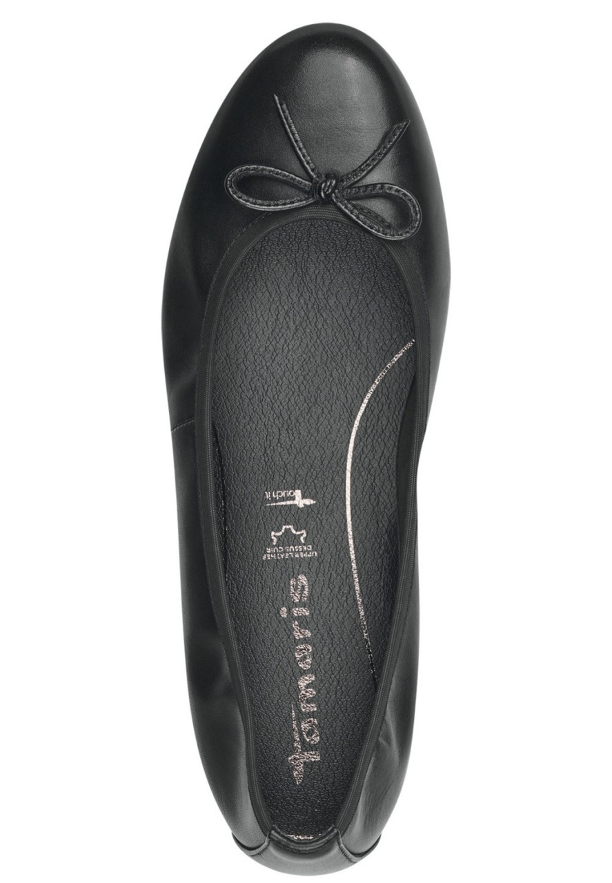 TAMARIS Ballerinas schwarz