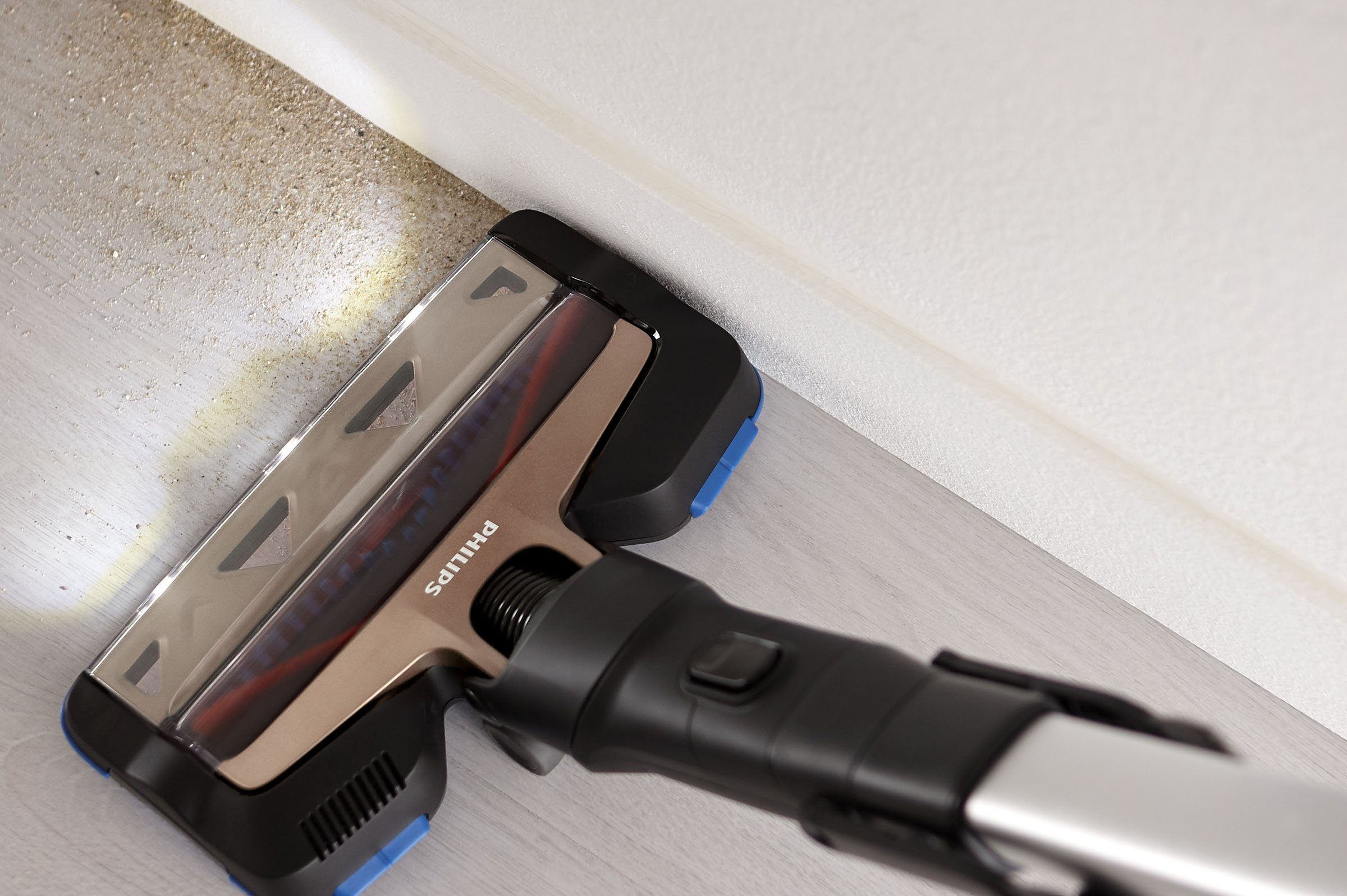 Philips Akku-Stielstaubsauger XC7041/01 SpeedPro Max, beutellos, mit 65 Minuten Laufzeit, Turbomodus und 360°-Saugdüse