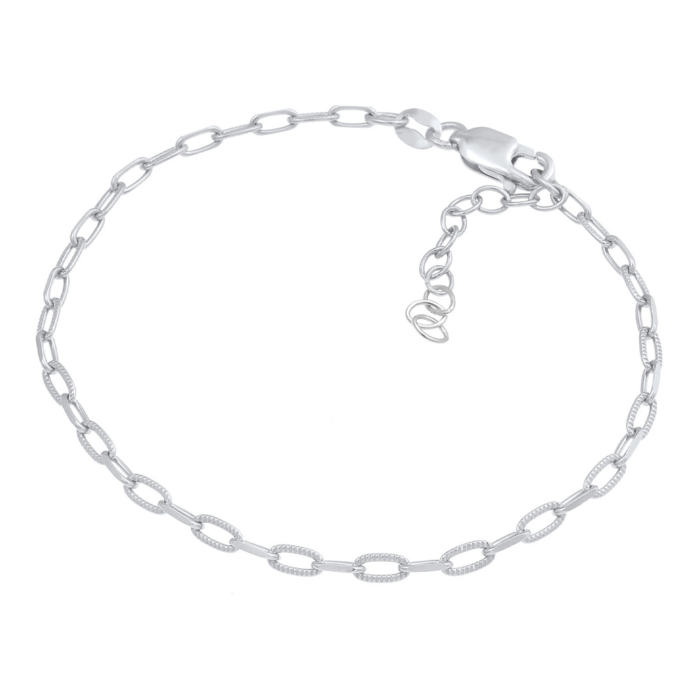 Elli Elli Bracelet Optique pour chaîne de base ovale à maillons dames en 925/1000 arge Bracelet