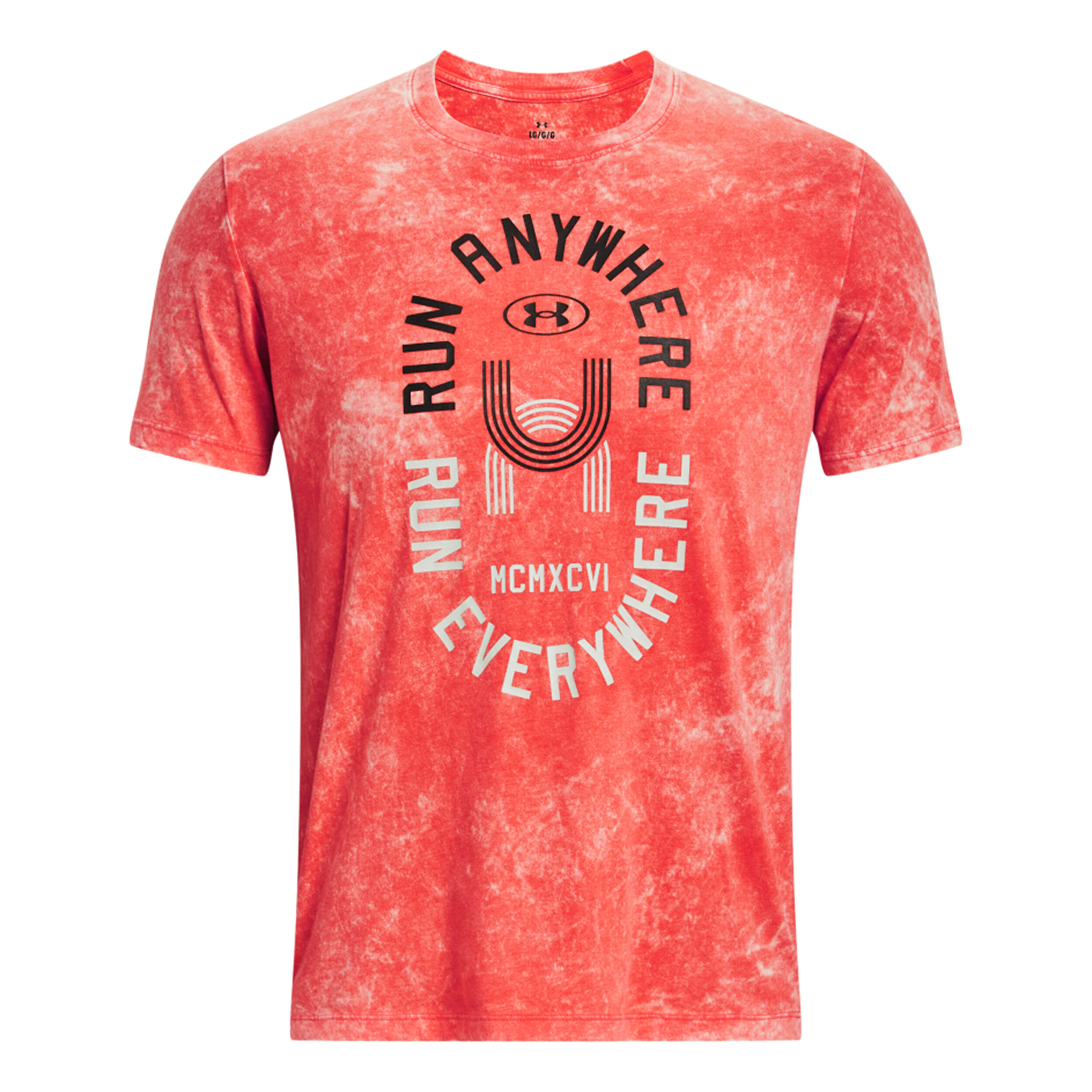 Run Everywhere Laufshirt Herren - Koralle