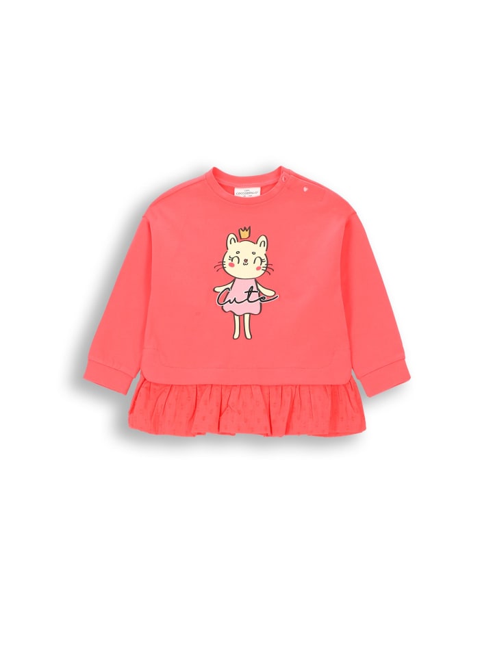 Coccodrillo T-Shirt mit langen Ärmeln in rosa günstig kaufen