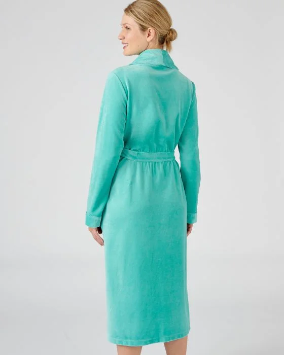 Robe de chambre maille velours