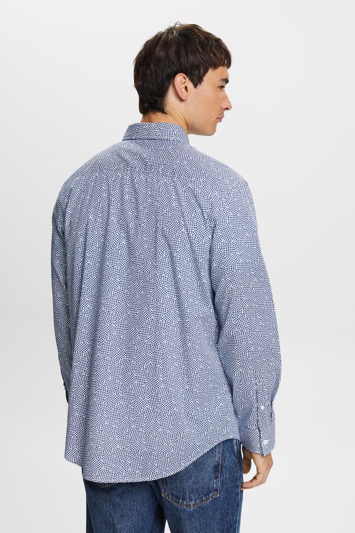 Gemustertes Hemd, 100 % Baumwolle