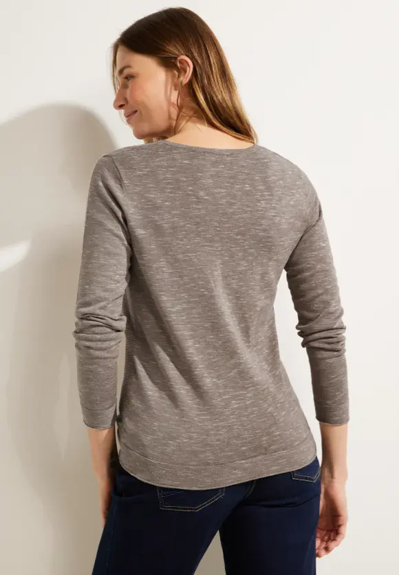 CECIL Struktur Streifen Pullover
