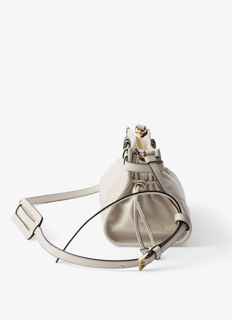 Prada Small leather shoulder bag with detachable shoulder strap