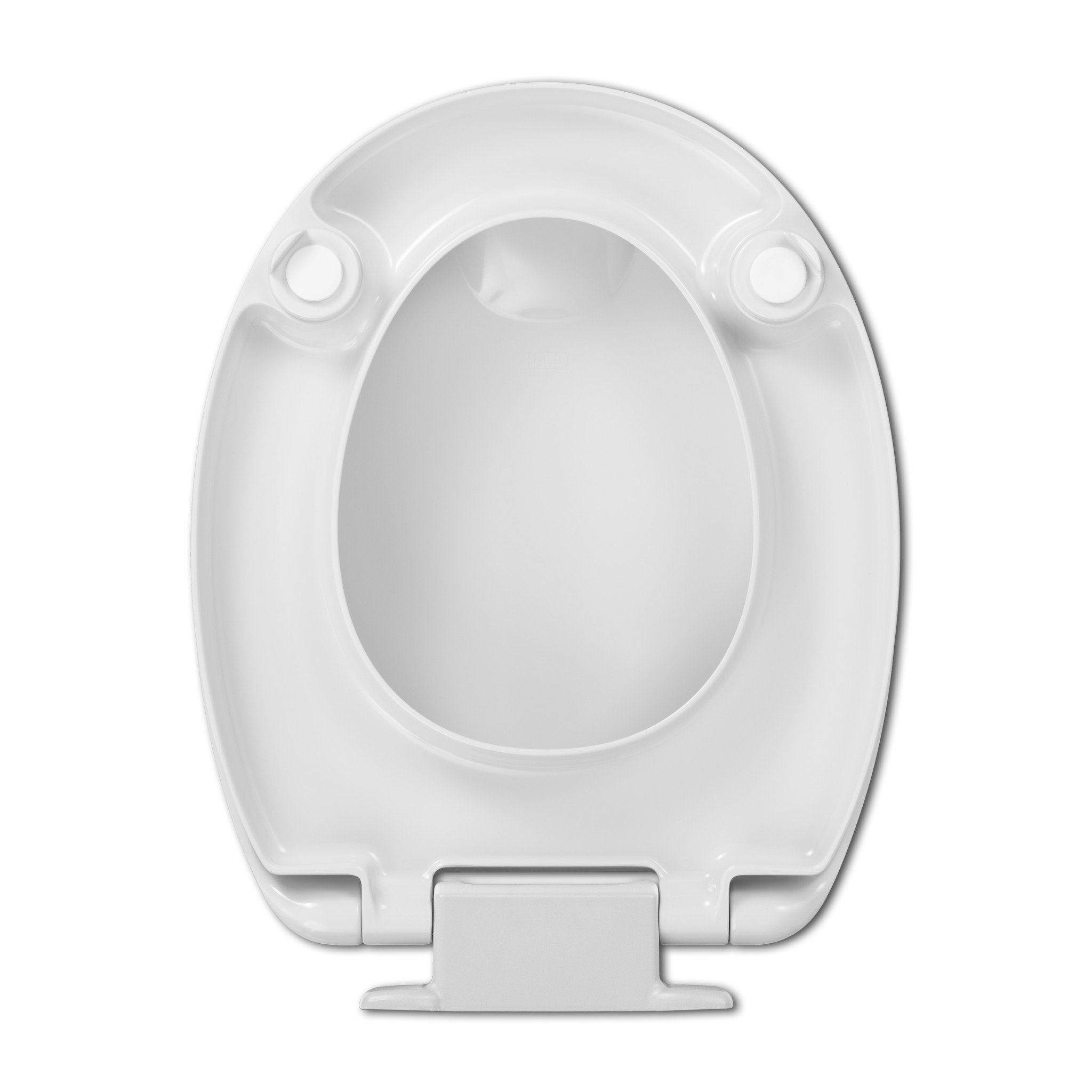 LUVETT WC-Sitz Senioren C601 (SolidFix® Befestigung), mit Absenkautomatik, Sitzerhöhung 5 cm