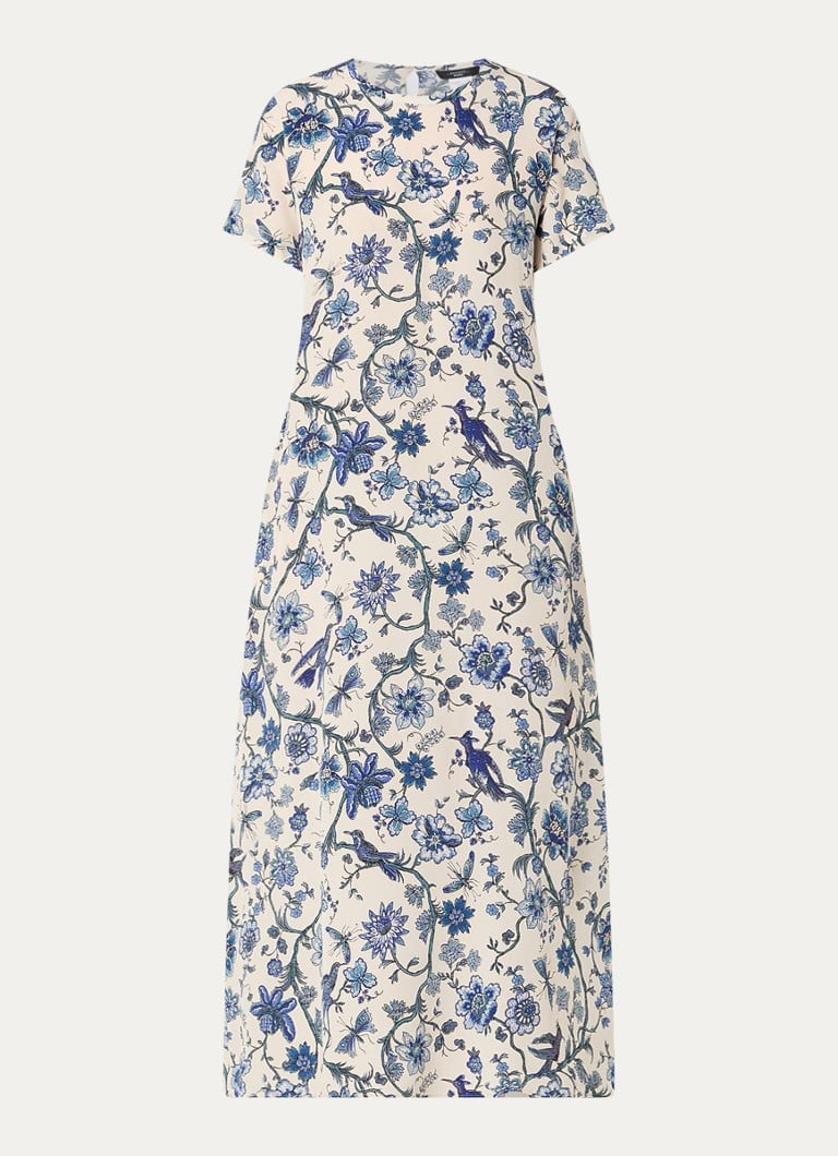Abito midi in seta con stampa floreale MaxMara Revere