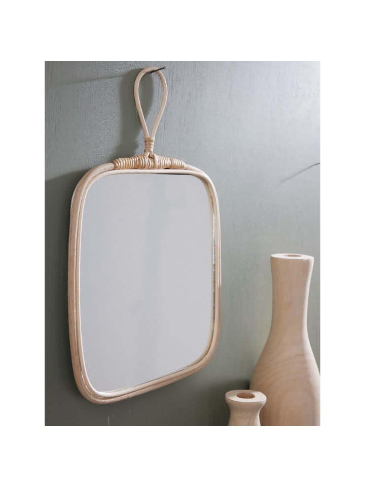 LA FACTORY Boho-Spiegel in beige günstig kaufen onesize