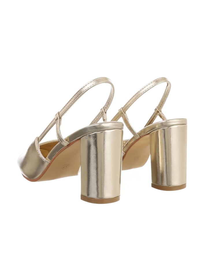 Ital-Design Pump in Gold günstig kaufen