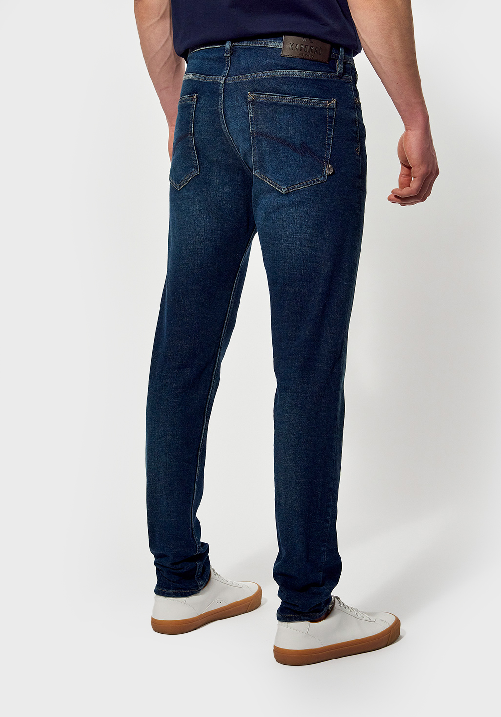 DARKK  Jean slim  Homme bleu délavé