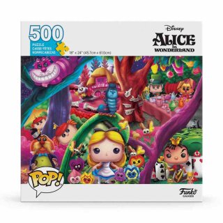 Pop! Puzzle - Alice in Wonderland (500 Teile)
