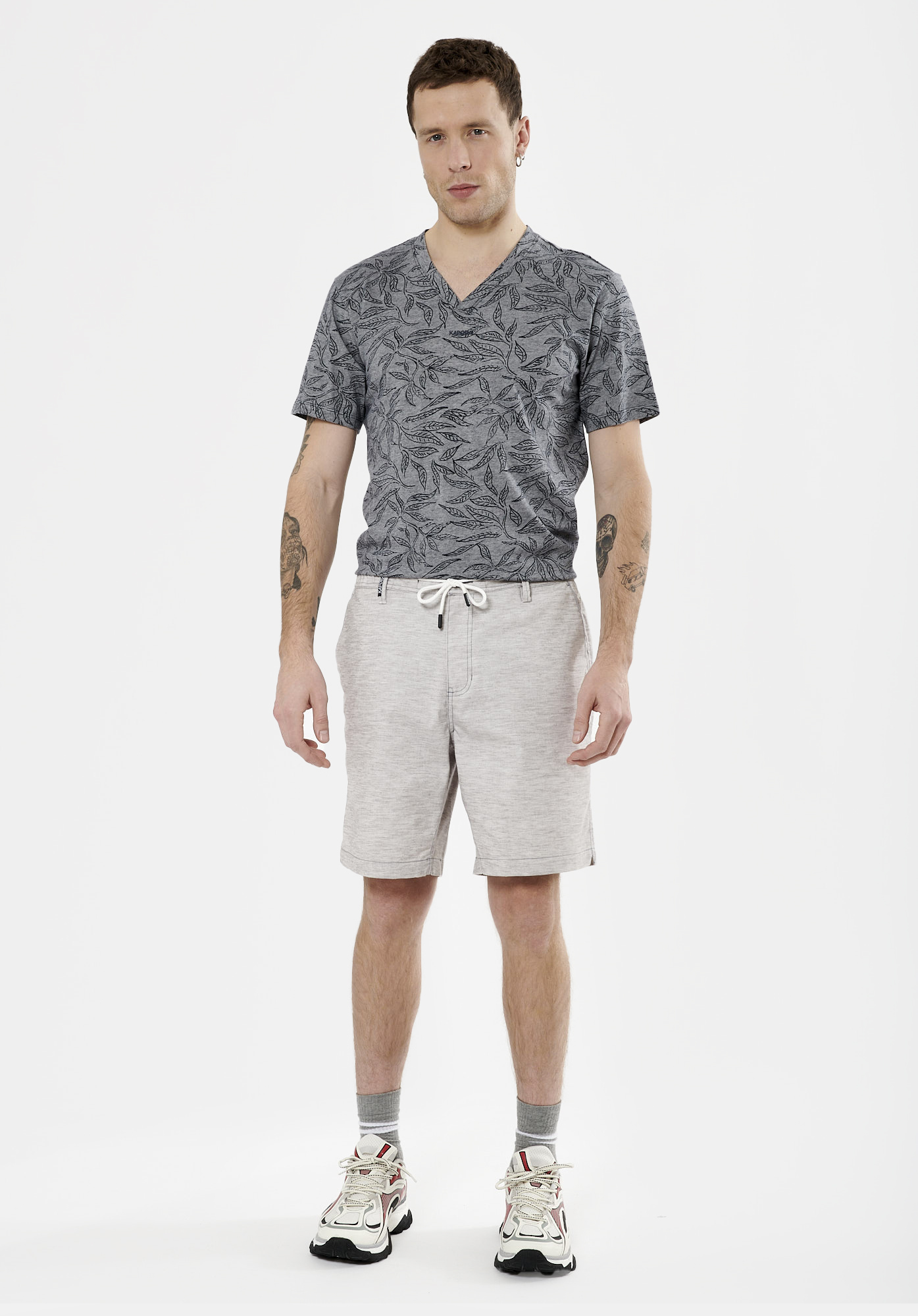 MERLO  Short gris Homme