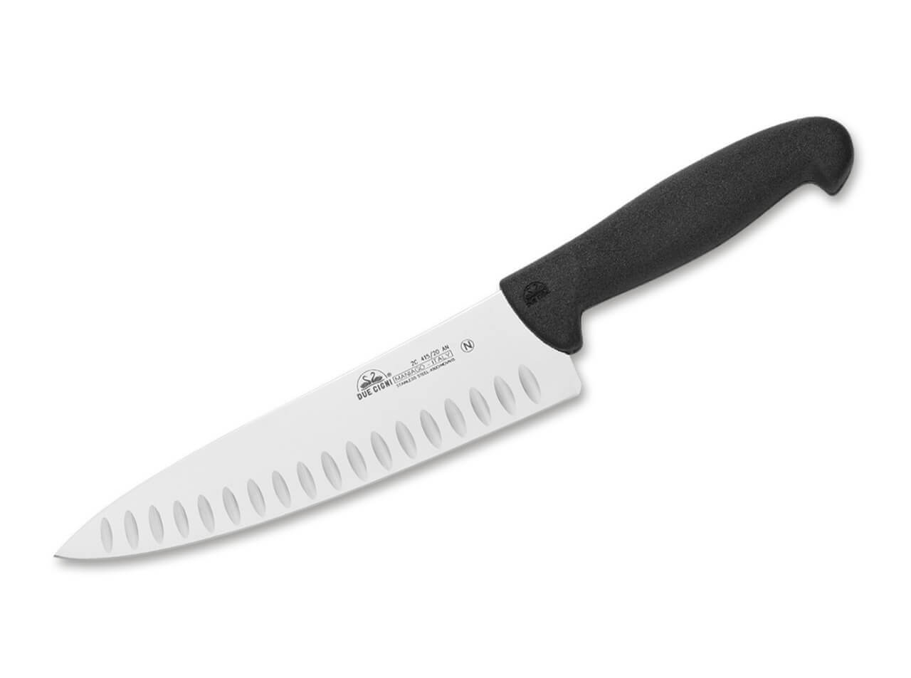 Chefmesser 415 20 Schwarz mit Kullen