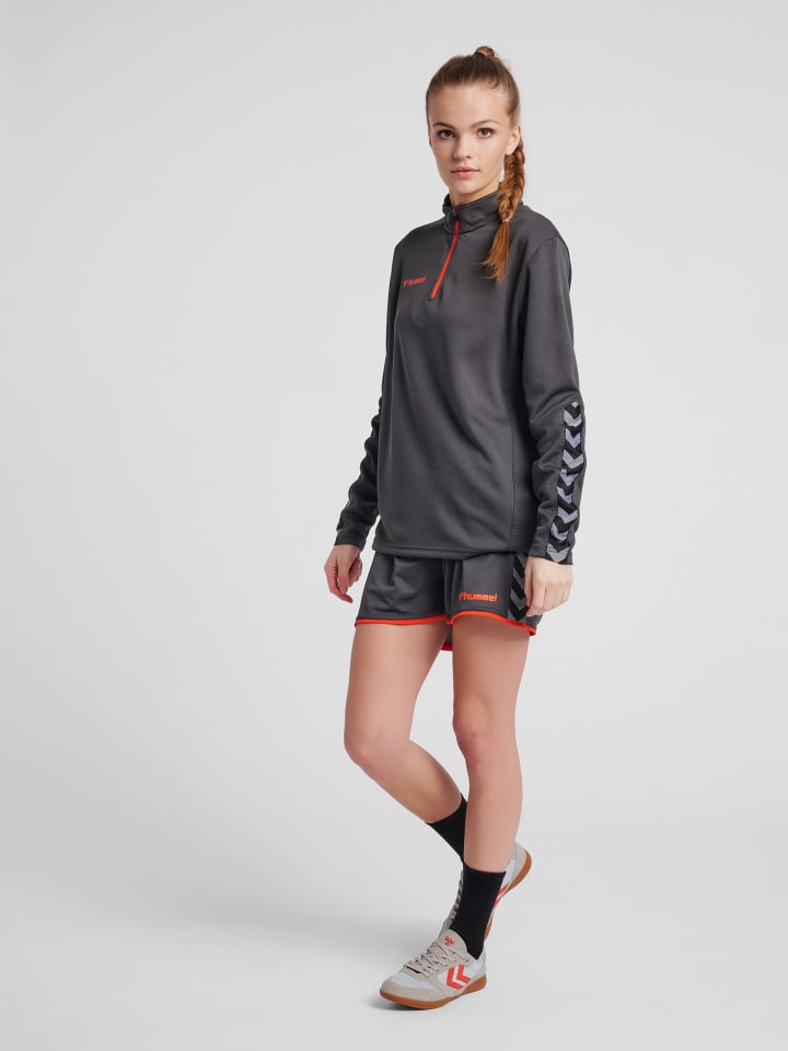 Hummel Hummel Halbreißverschluss Sweatshirt Hmlauthentic Damen in ASPHALT günstig kaufen